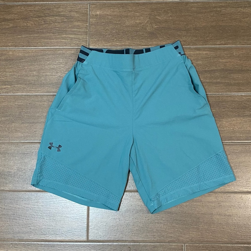 Under Armour Green Blue Athletic Shorts